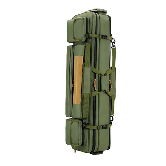 120cm nylon tactical fishing rod bag with multiple pockets, camouflage options - product image
