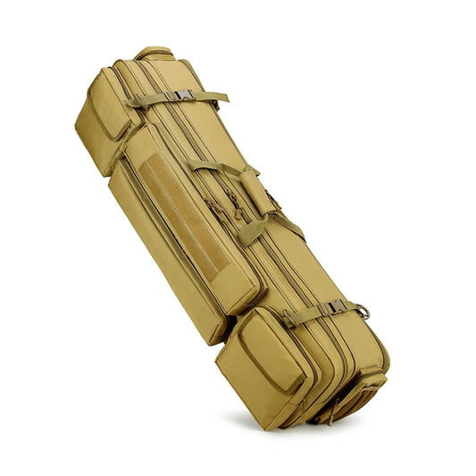 120cm nylon tactical fishing rod bag with multiple pockets, camouflage options - product image