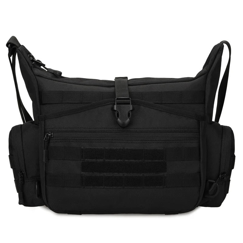 14 inch waterproof nylon tactical sling bag with molle system for men - product image
