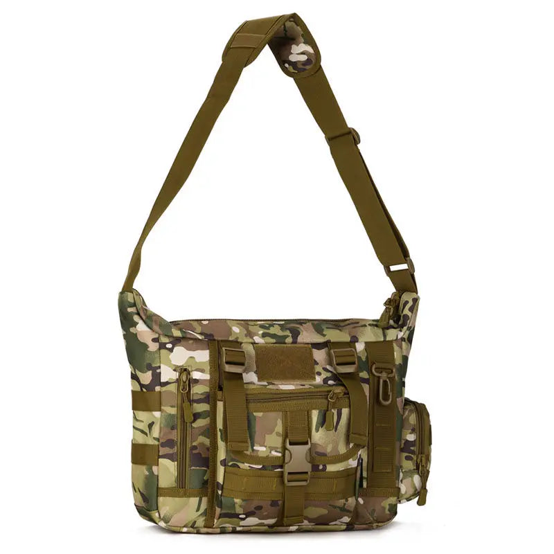 14 inch waterproof nylon tactical sling bag with molle system for men - product image
