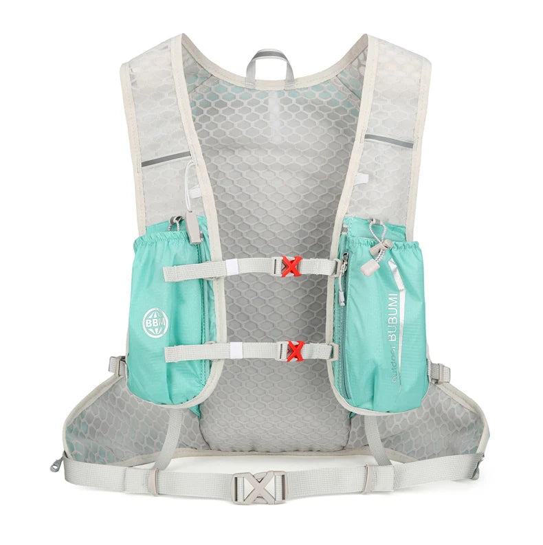16l outdoor hydrating running backpack with safety whistle and reflective strips - product image