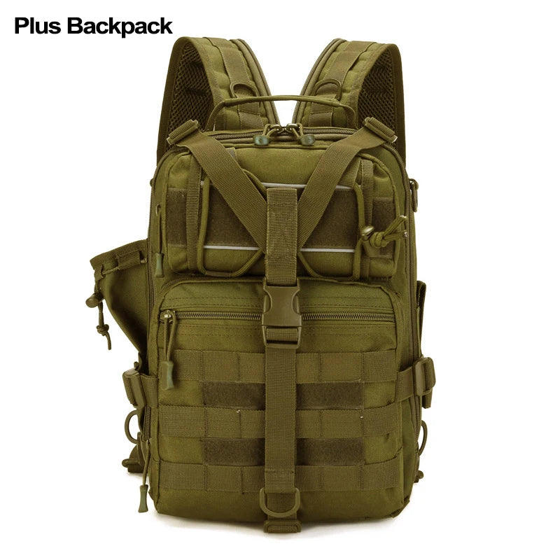 20l softback tactical sling backpack with molle system, nylon material - product image