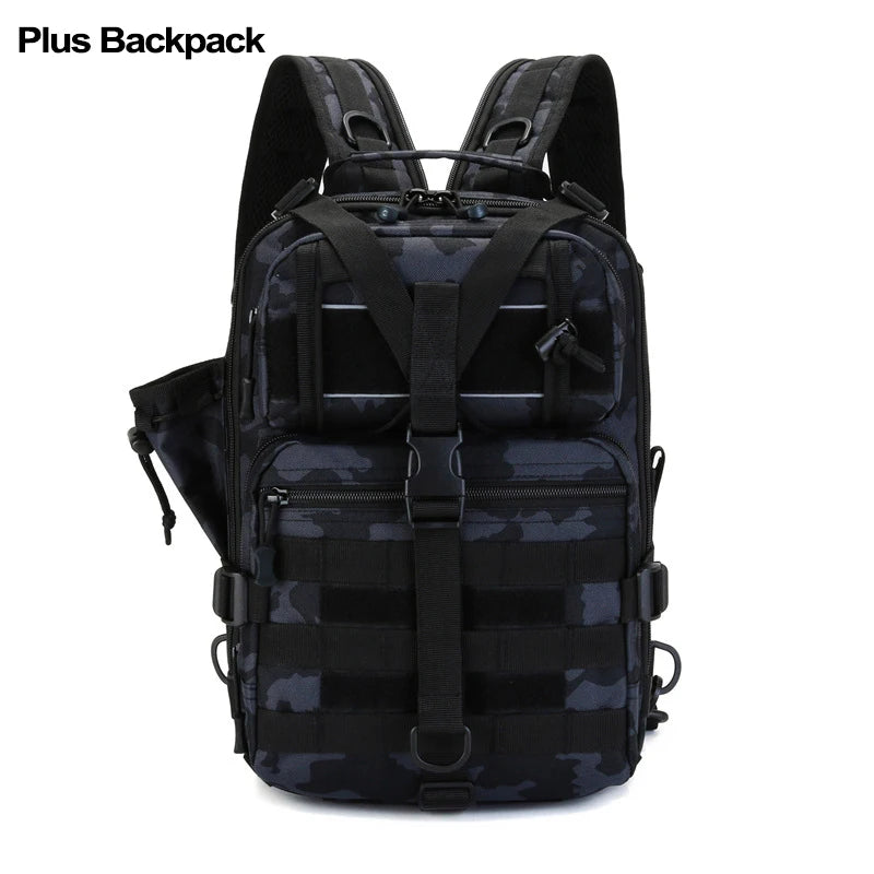 20l softback tactical sling backpack with molle system, nylon material - product image