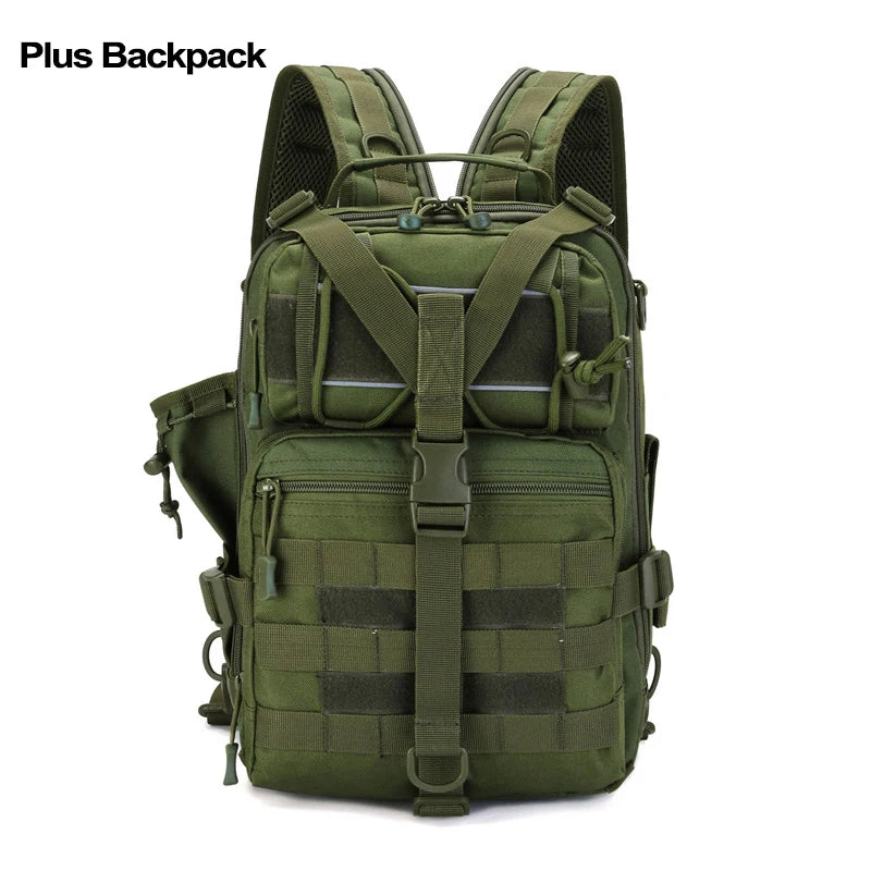 20l softback tactical sling backpack with molle system, nylon material - product image