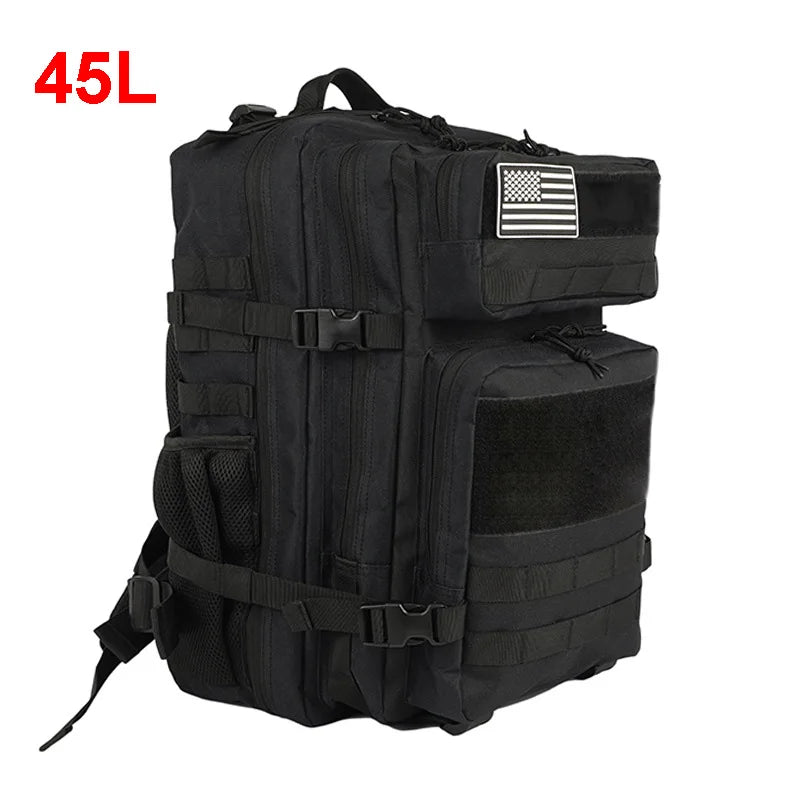 25l/45l tactical nylon softback backpack with molle system - product image
