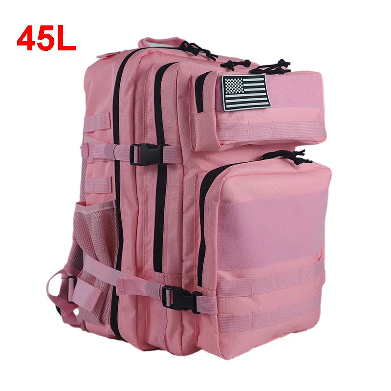 25l/45l tactical nylon softback backpack with molle system - product image