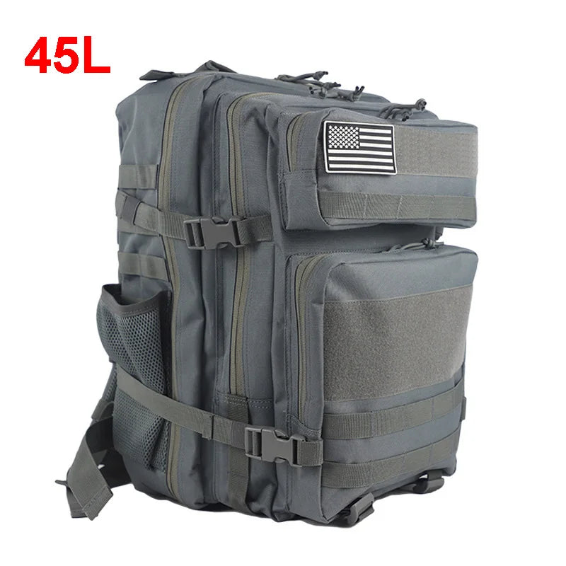 25l/45l tactical nylon softback backpack with molle system - product image