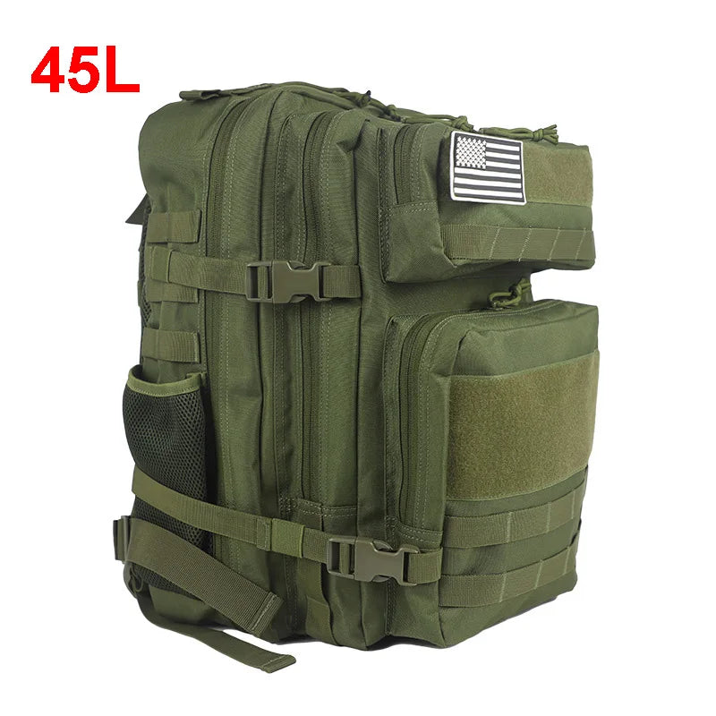 25l/45l tactical nylon softback backpack with molle system - product image