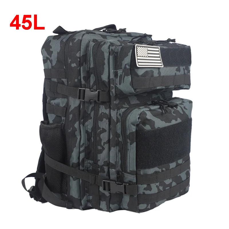 25l/45l tactical nylon softback backpack with molle system - product image