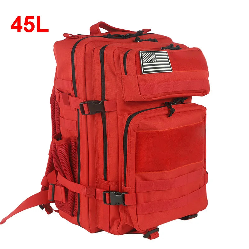 25l/45l tactical nylon softback backpack with molle system - product image