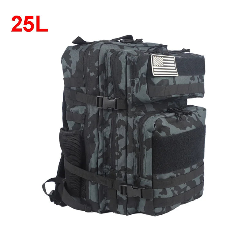 25l/45l tactical nylon softback backpack with molle system - product image