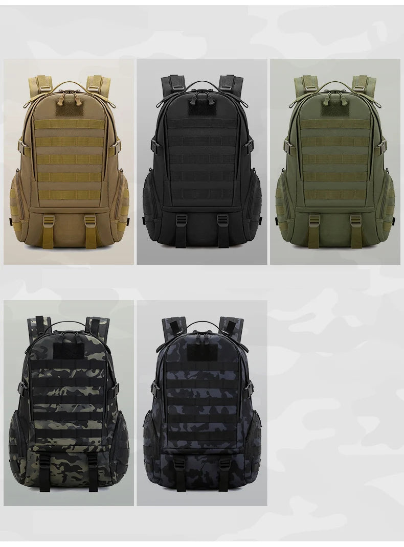 25l softback tactical camouflage outdoor climbing backpack with molle - product image