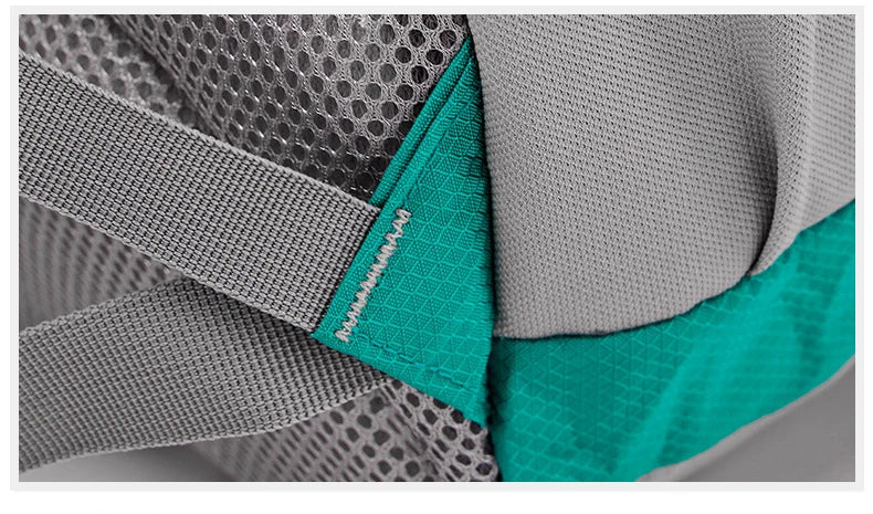 40l nylon climbing backpack with reflective stripes and molle webbing - product image