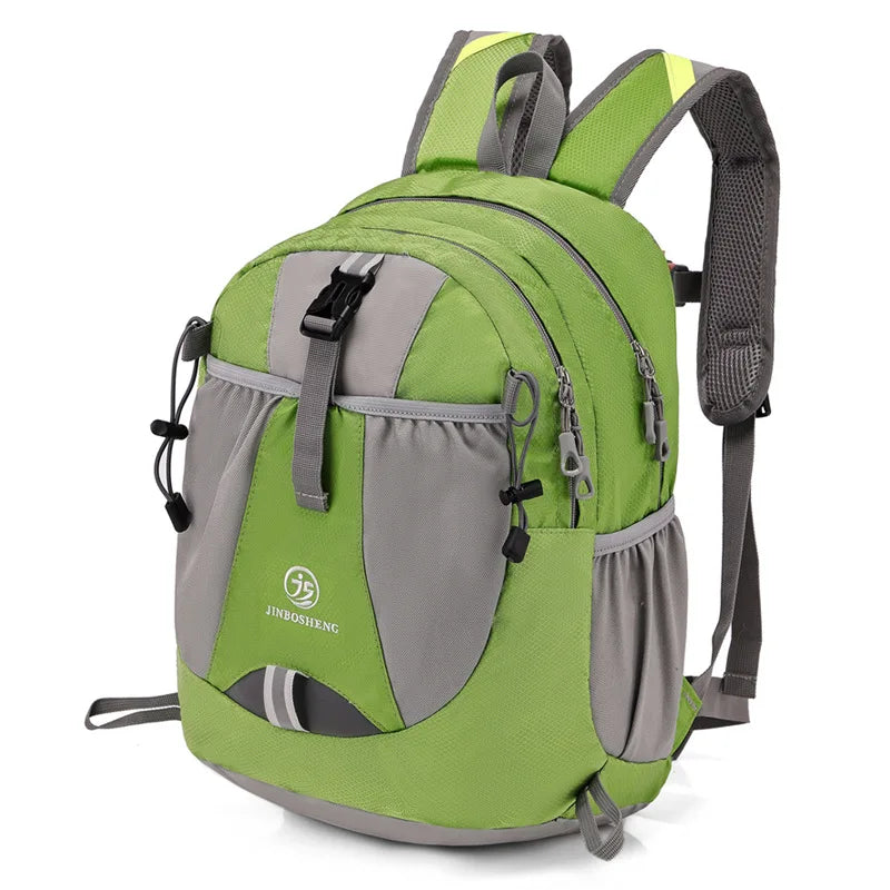 40l nylon climbing backpack with reflective stripes and molle webbing - product image