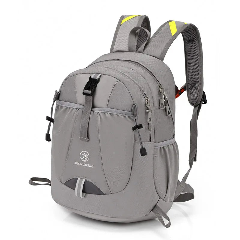 40l nylon climbing backpack with reflective stripes and molle webbing - product image
