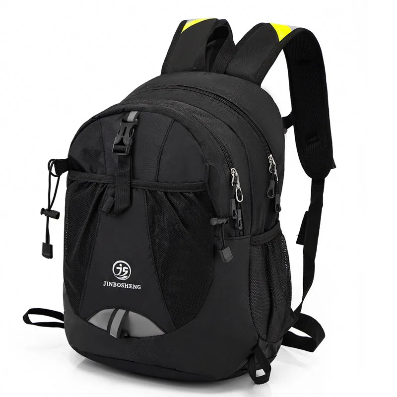 40l nylon climbing backpack with reflective stripes and molle webbing - product image