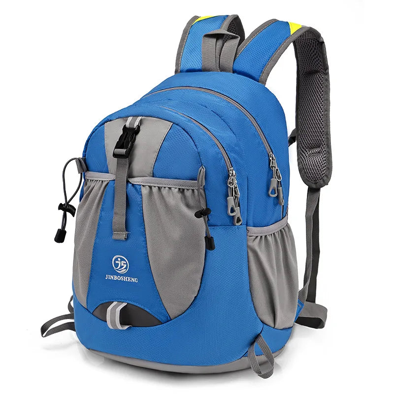 40l nylon climbing backpack with reflective stripes and molle webbing - product image