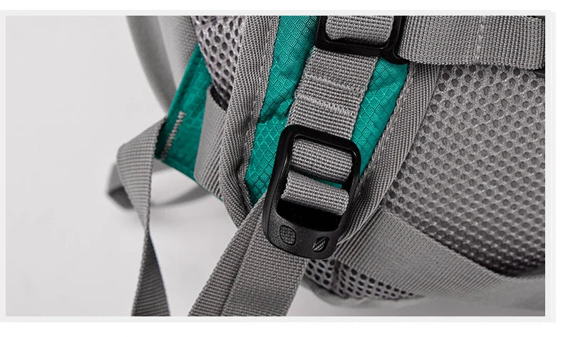 40l nylon climbing backpack with reflective stripes and molle webbing - product image