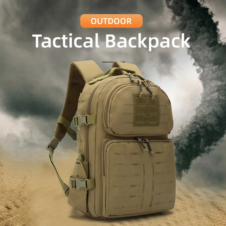 45l softback tactical nylon backpack with molle system, multi colors - product image