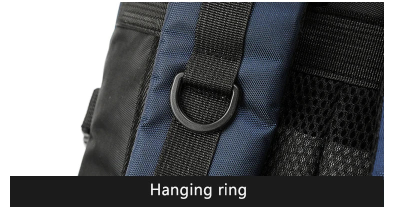 50l waterproof nylon tactical camping hiking backpack with multiple pockets - product image