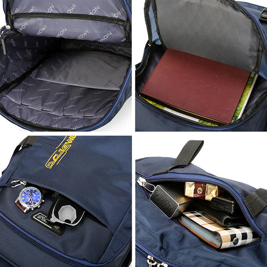 50l waterproof nylon tactical camping hiking backpack with multiple pockets - product image
