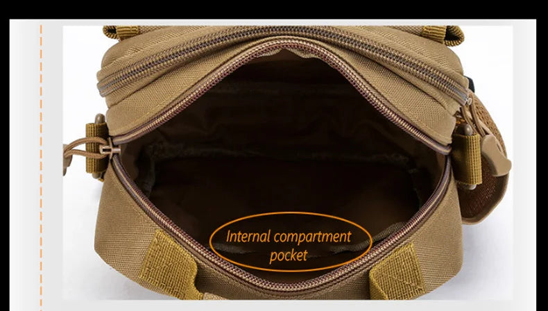 600d nylon multifunctional tactical molle shoulder crossbody messenger bag - product image