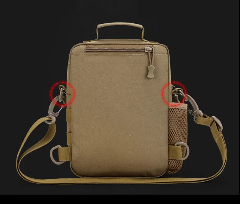 600d nylon multifunctional tactical molle shoulder crossbody messenger bag - product image