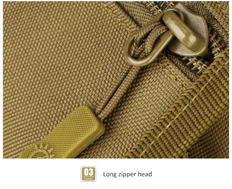 60l men's military tactical nylon backpack multifunctional outdoor rucksack - product image