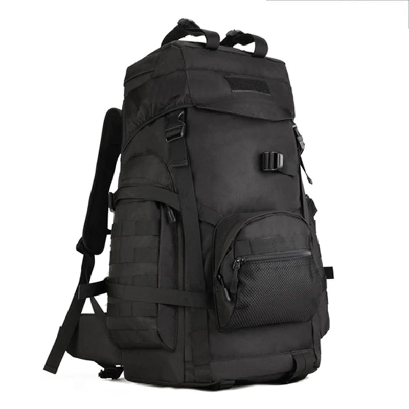 60l men's military tactical nylon backpack multifunctional outdoor rucksack - product image