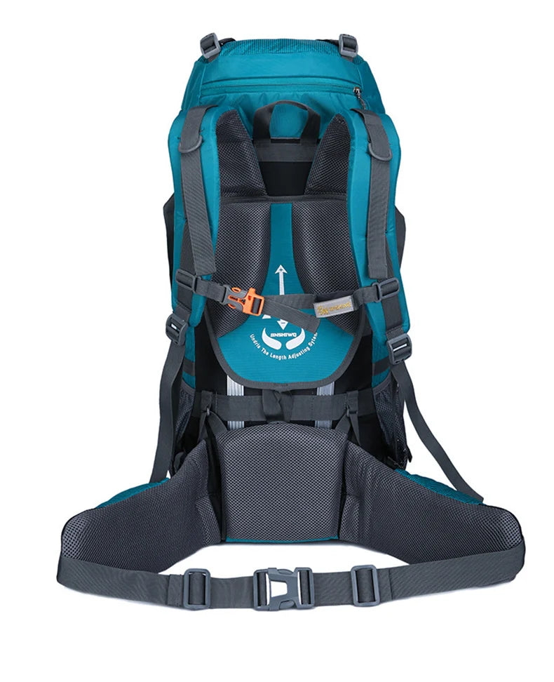 60l oxford mountaineering backpack with reflective stripe and detachable system - product image