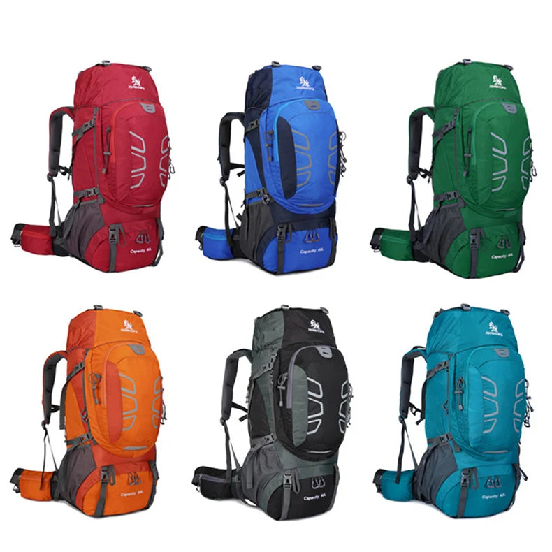 60l oxford mountaineering backpack with reflective stripe and detachable system - product image