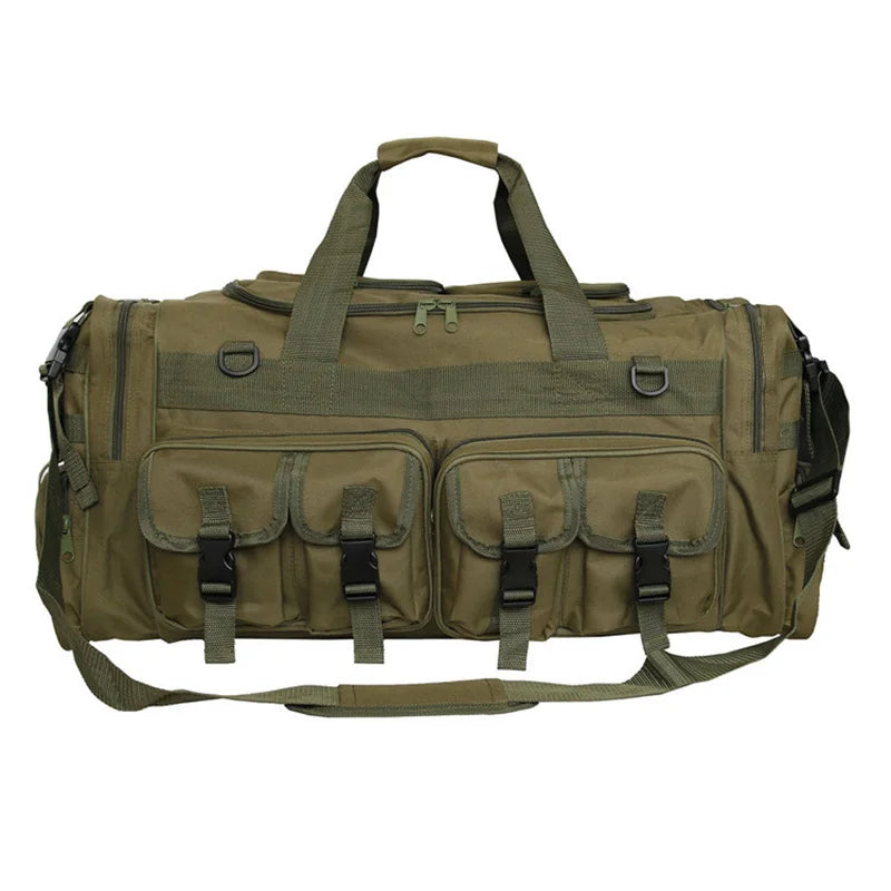 60l tactical nylon bag men's camo cs large capacity camping outdoor sports shoulder - product image