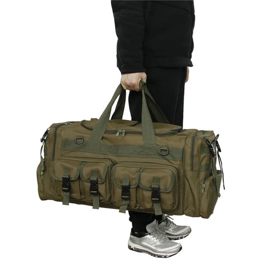60l tactical nylon bag men's camo cs large capacity camping outdoor sports shoulder - product image