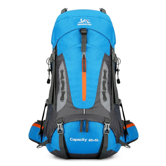 70l large capacity waterproof nylon camping backpack with multiple color options - product image