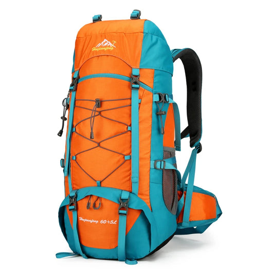 80l softback large capacity camping backpack with shoe compartment, oxford - product image