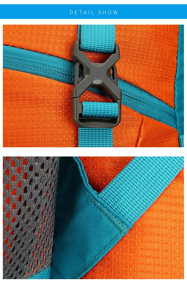 80l softback large capacity camping backpack with shoe compartment, oxford - product image