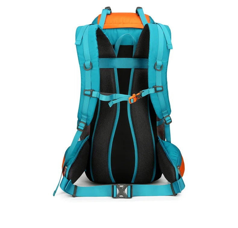 80l softback large capacity camping backpack with shoe compartment, oxford - product image