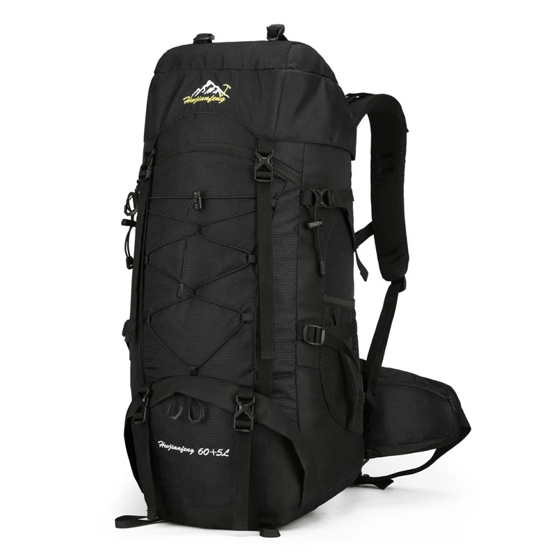 80l softback large capacity camping backpack with shoe compartment, oxford - product image