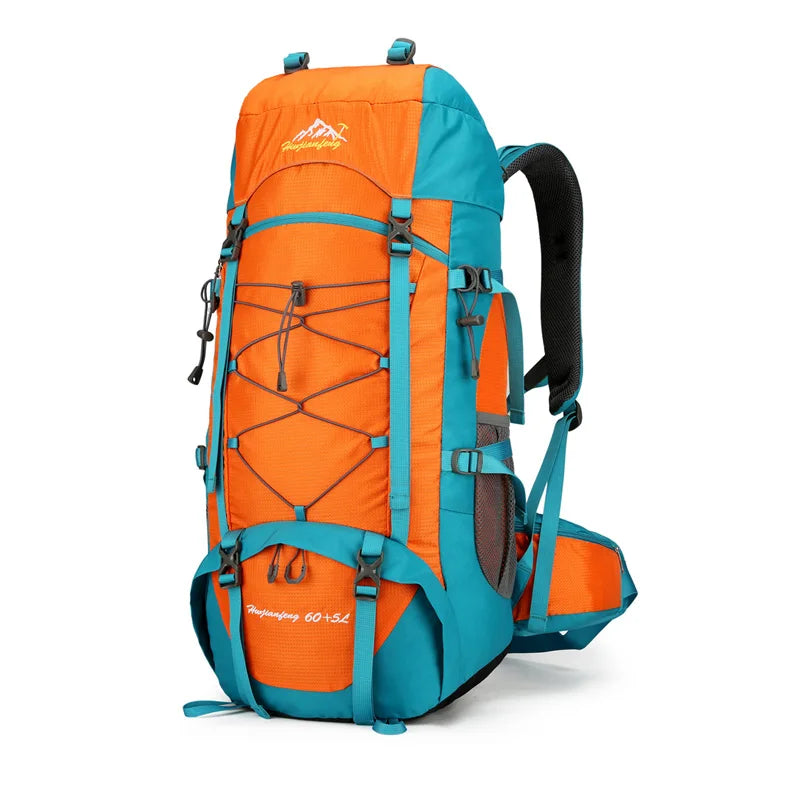 80l softback large capacity camping backpack with shoe compartment, oxford - product image