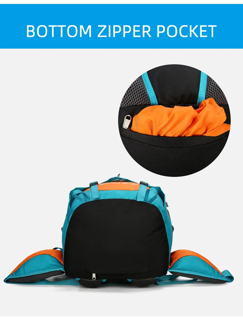 80l softback large capacity camping backpack with shoe compartment, oxford - product image