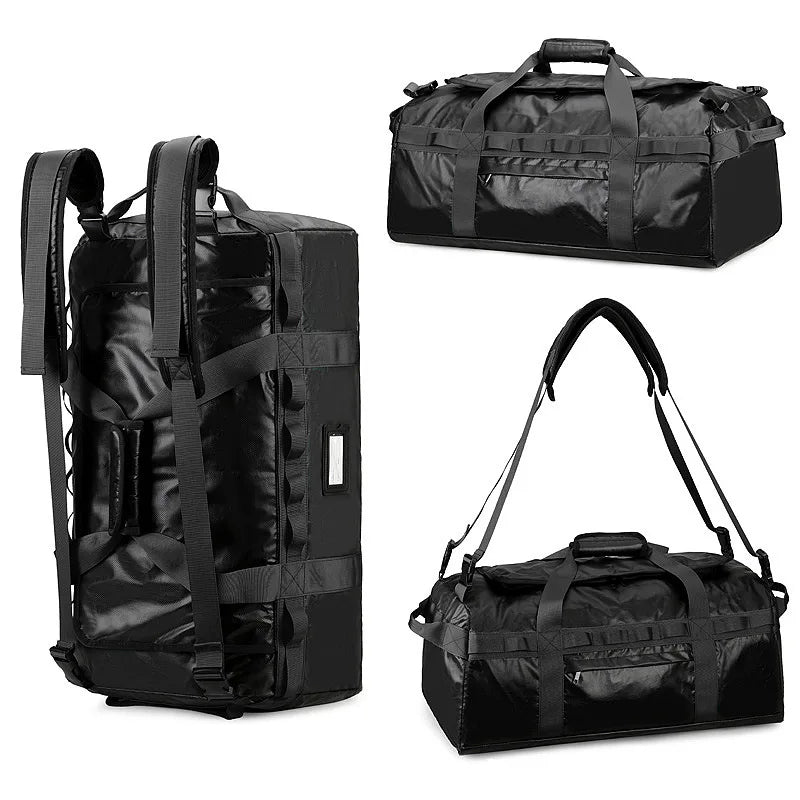 80l waterproof mesh hiking camping backpack with adjustable straps - product image