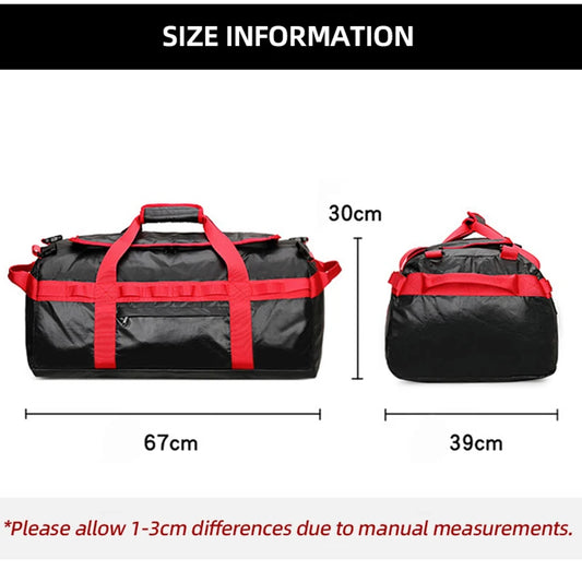 80l waterproof mesh hiking camping backpack with adjustable straps - product image