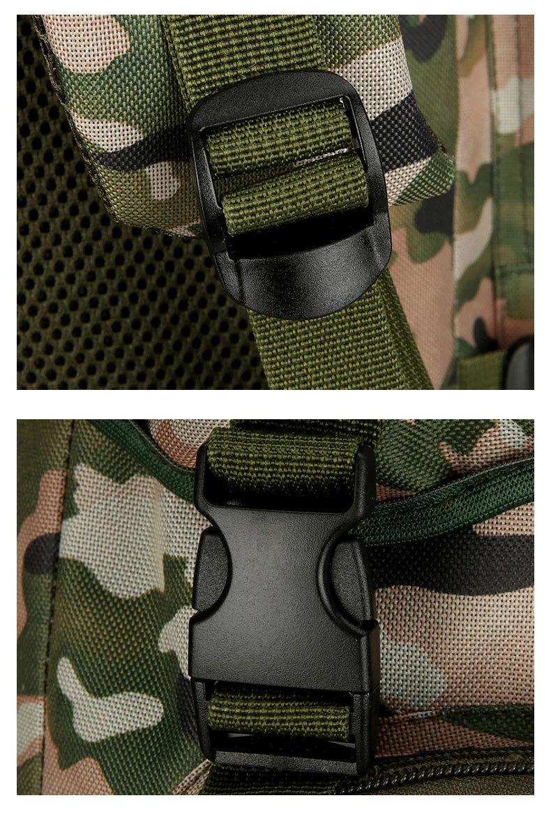 90l softback tactical molle climbing backpack with oxford material and multi-pockets - product image