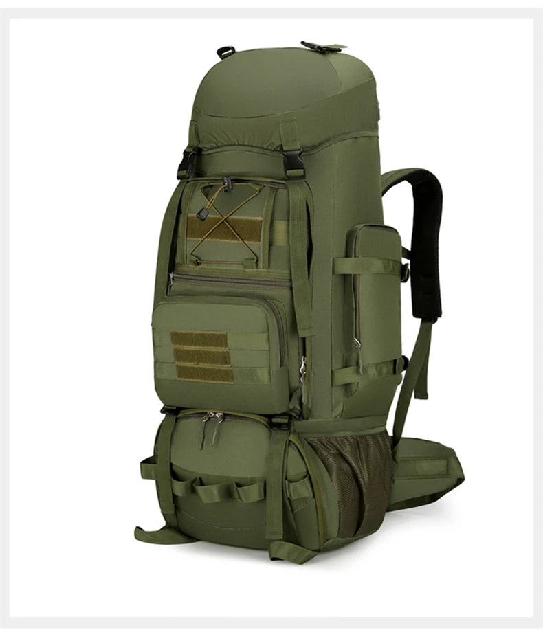 90l softback tactical molle climbing mountaineering backpack with oxford material - product image