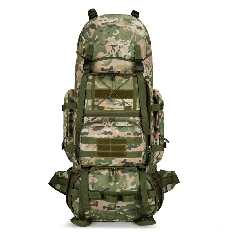90l softback tactical molle climbing mountaineering backpack with oxford material - product image