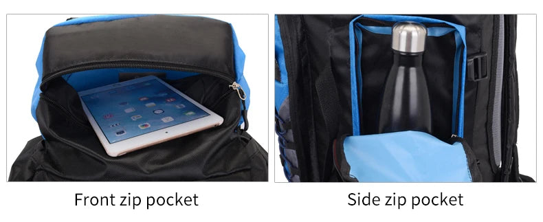 90l waterproof nylon camping backpack molle multiple storage pockets - product image