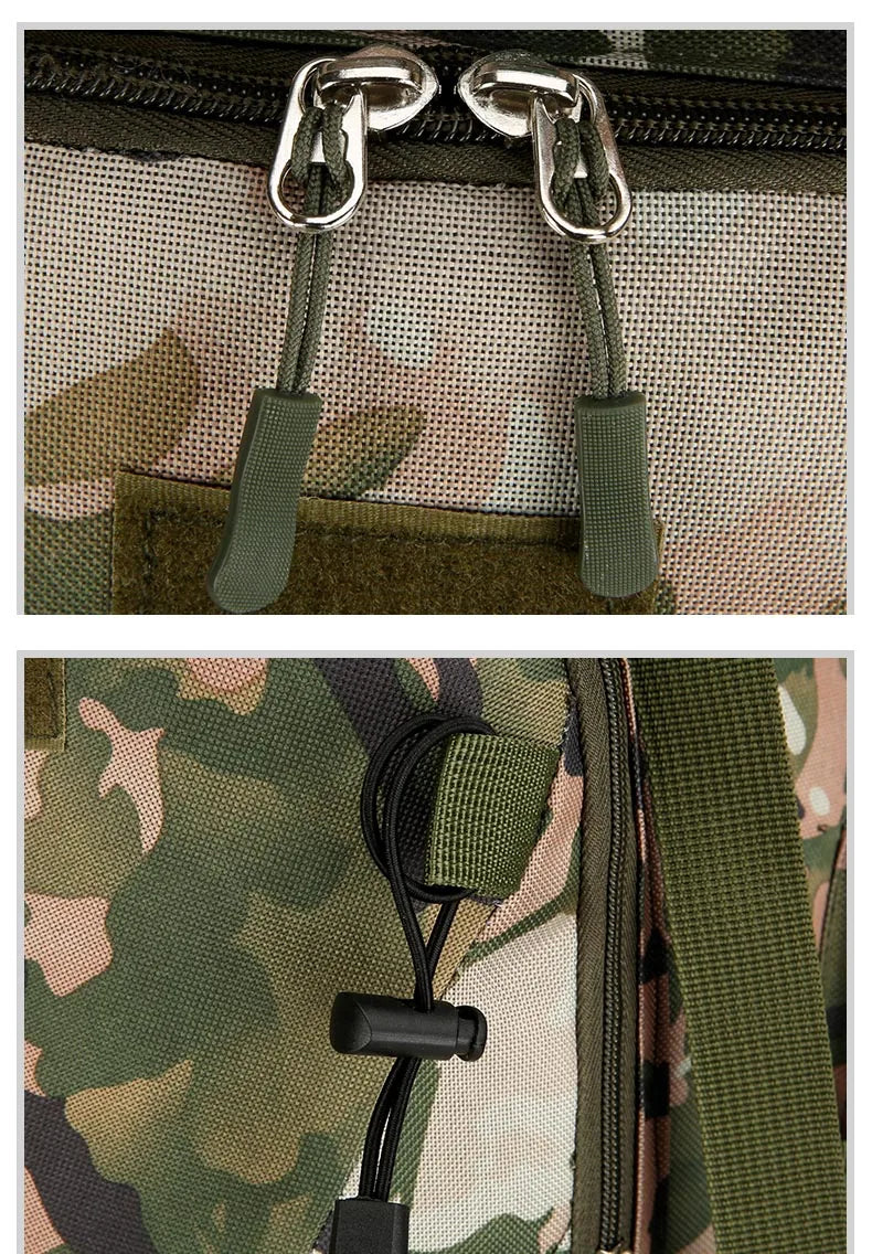 90l waterproof nylon tactical hiking camping backpack with multiple pockets - product image