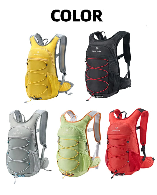 9l hydration climbing backpack with reflective strip and multiple storage pockets - product image