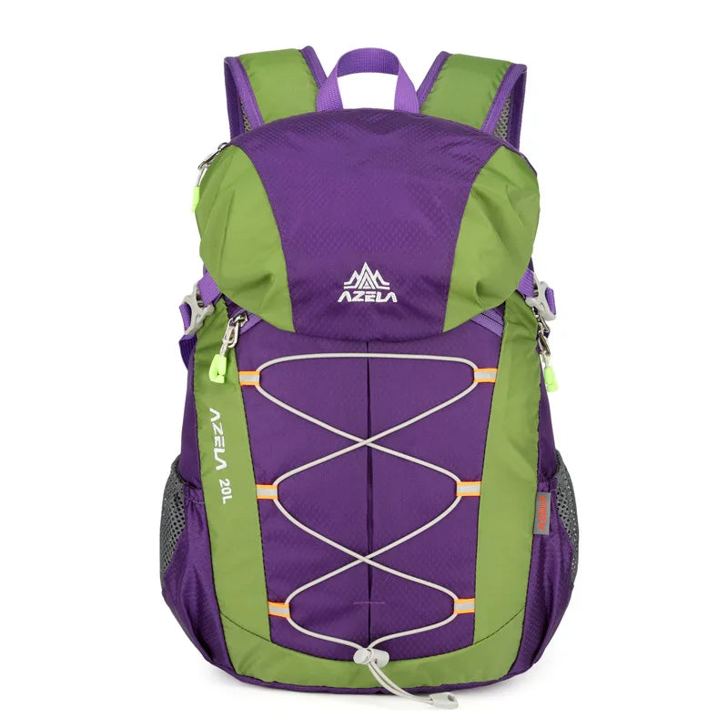 Climbing backpack with large capacity reflective stripe and lightweight nylon - product image