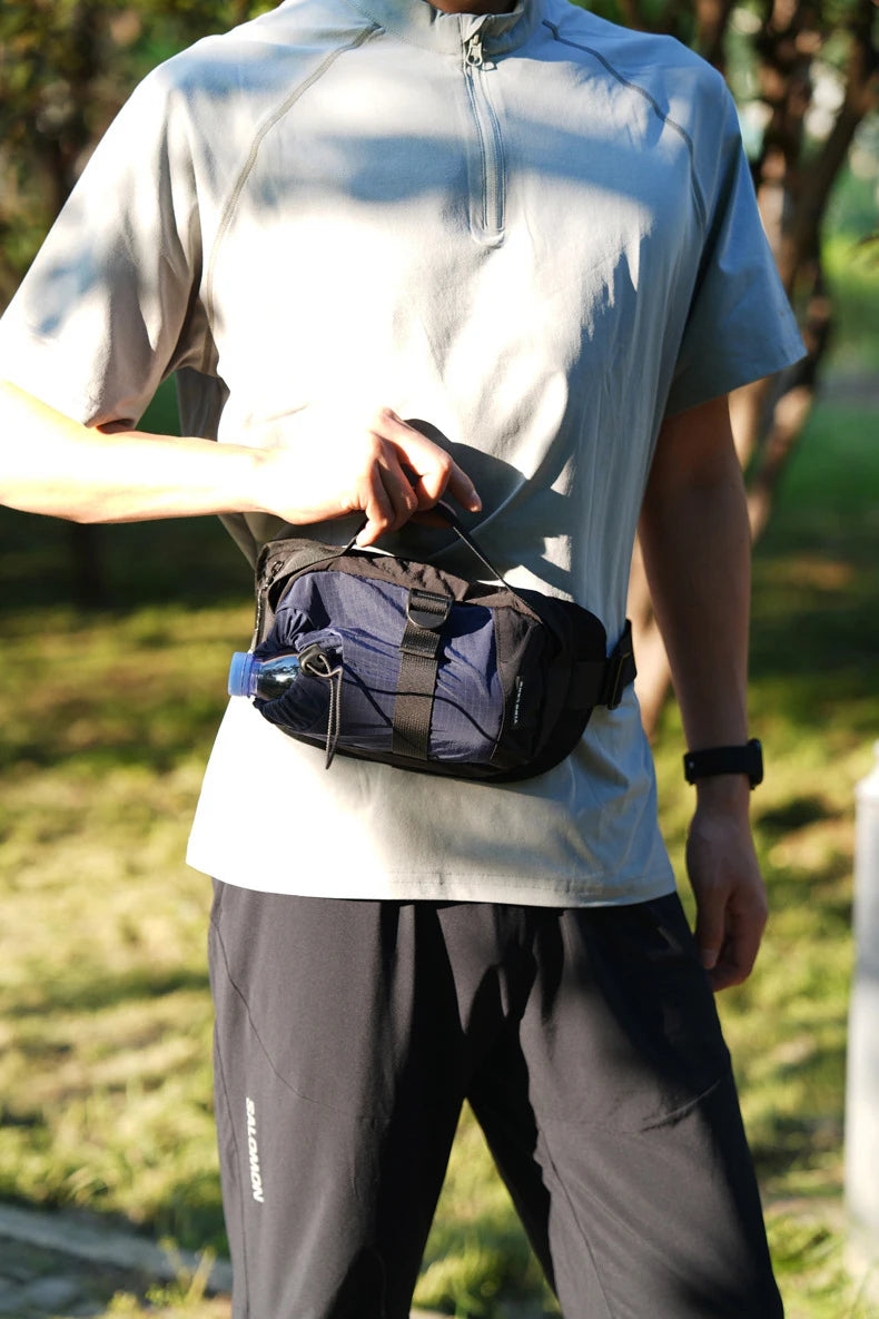 Climbing chest bag nylon multi-layer storage water bottle holder - product image